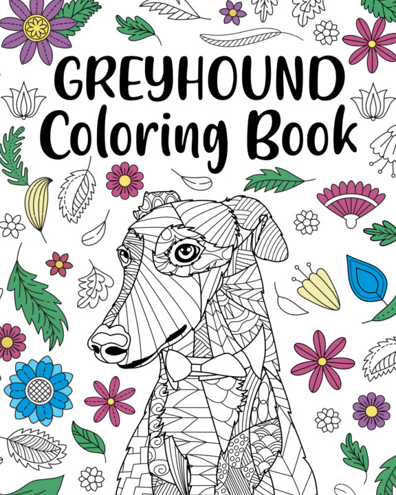 Greyhound Coloring Book By Paperland Blurb Books