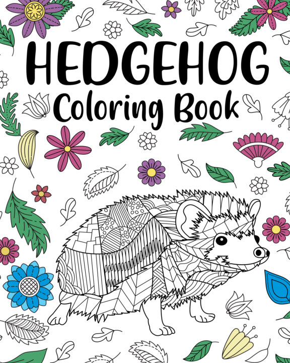Hedgehog Coloring Book By Paperland Blurb Books