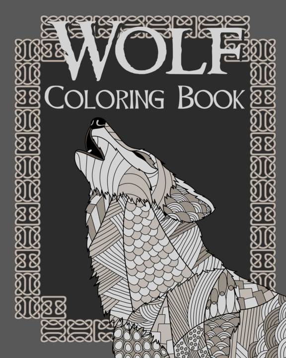 Wolf Coloring Book By Paperland Blurb Books Canada